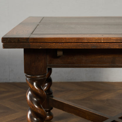 英国 クラシック ドローリーフ ダイニングテーブル