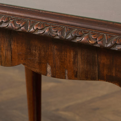 英国 クラシック ガラストップ ネストテーブル