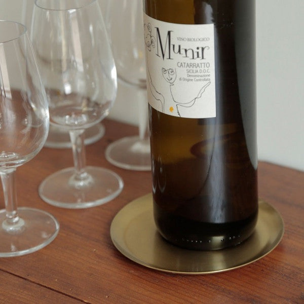 BRASS PLATE ROUND / M