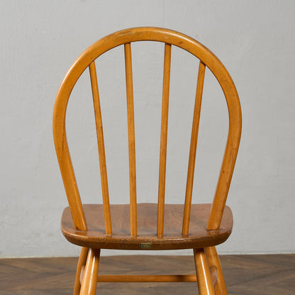 ヴィンテージ 4本 スポーク フープバックチェア ブルーラベル