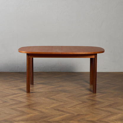 ヴィンテージ エクステンション オーバル ロング ダイニングテーブル
