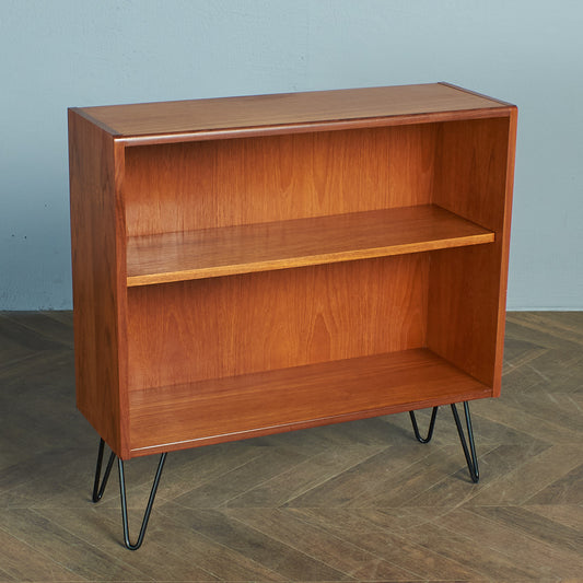 ヴィンテージ ブックシェルフ / カスタム アイアンヘアピンレッグ