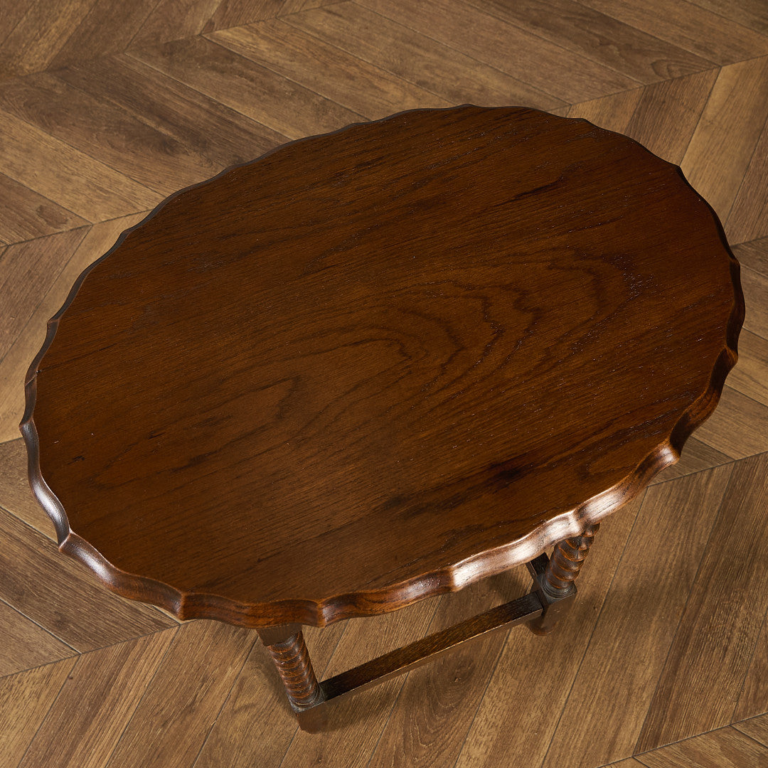 英国 クラシック バーリーシュガーツイスト サイドテーブル