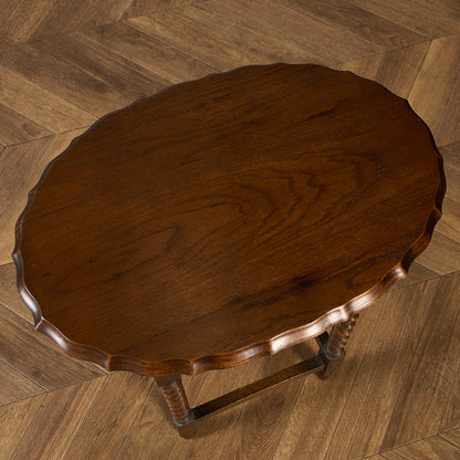 英国 クラシック バーリーシュガーツイスト サイドテーブル