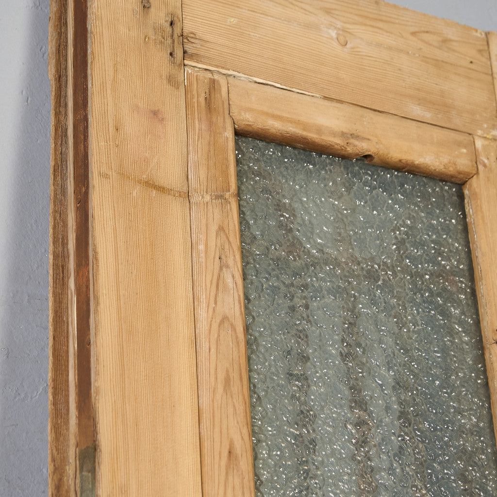 英国 アンティーク 両開き 鉄格子 ウッド ドア 2点セット