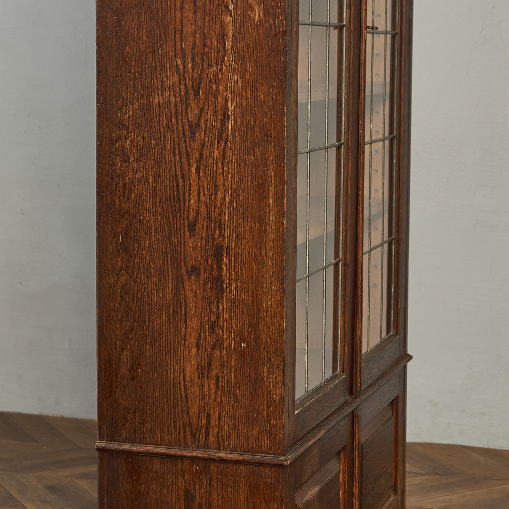 英国 クラシック ブックケース 食器棚