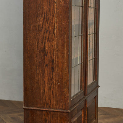 英国 クラシック ブックケース 食器棚