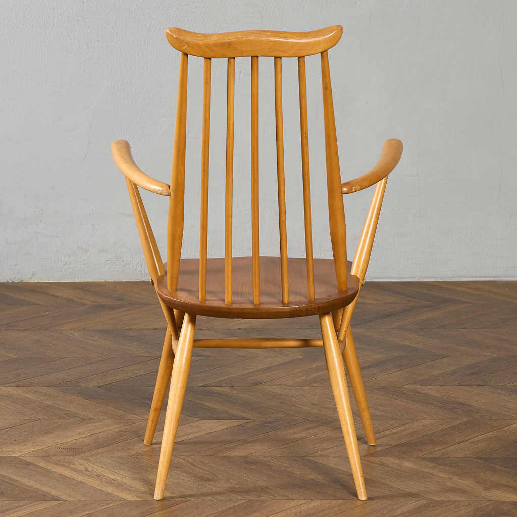 ヴィンテージ ゴールドスミス アームチェア ラウンドゴールドラベル