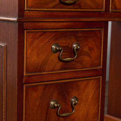 英国 クラシック 両袖 デスク