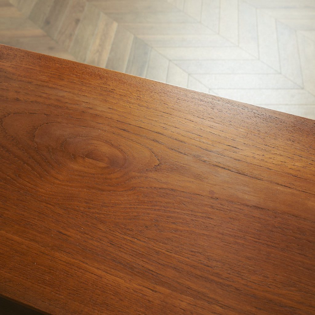 デンマークヴィンテージ オープンブックケース / カスタム アイアンヘアピンレッグ