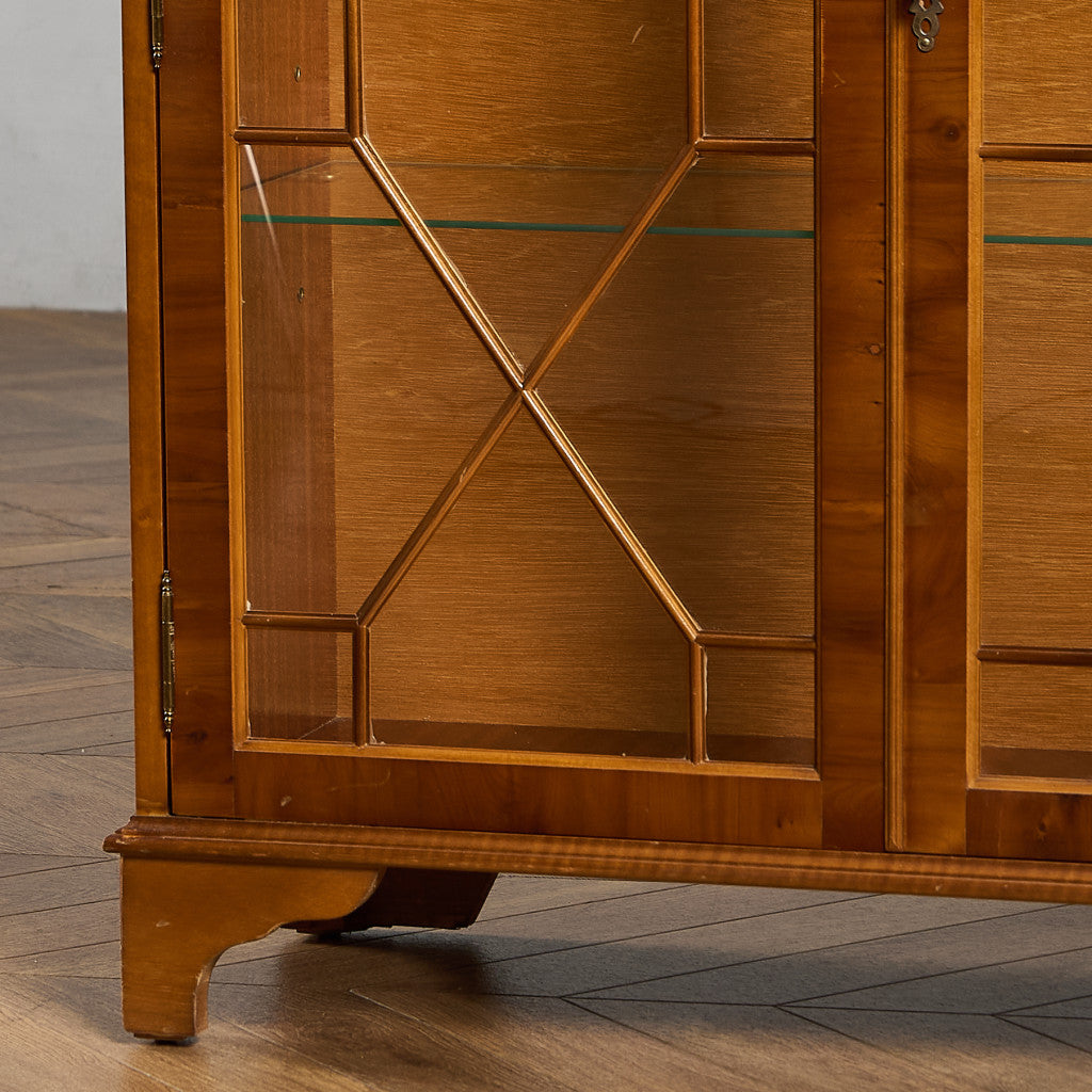 英国 クラシック エドワーディアン ブックケース  食器棚