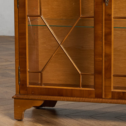 英国 クラシック エドワーディアン ブックケース  食器棚