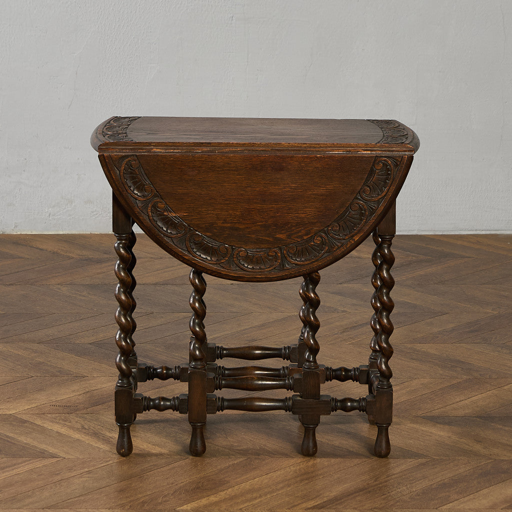 英国 クラシック ドロップリーフ ゲートレッグテーブル