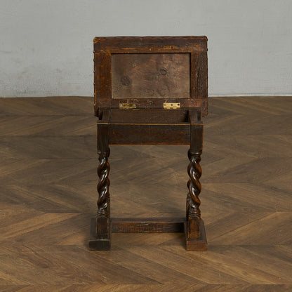 英国 クラシック 収納付 スツール #90015