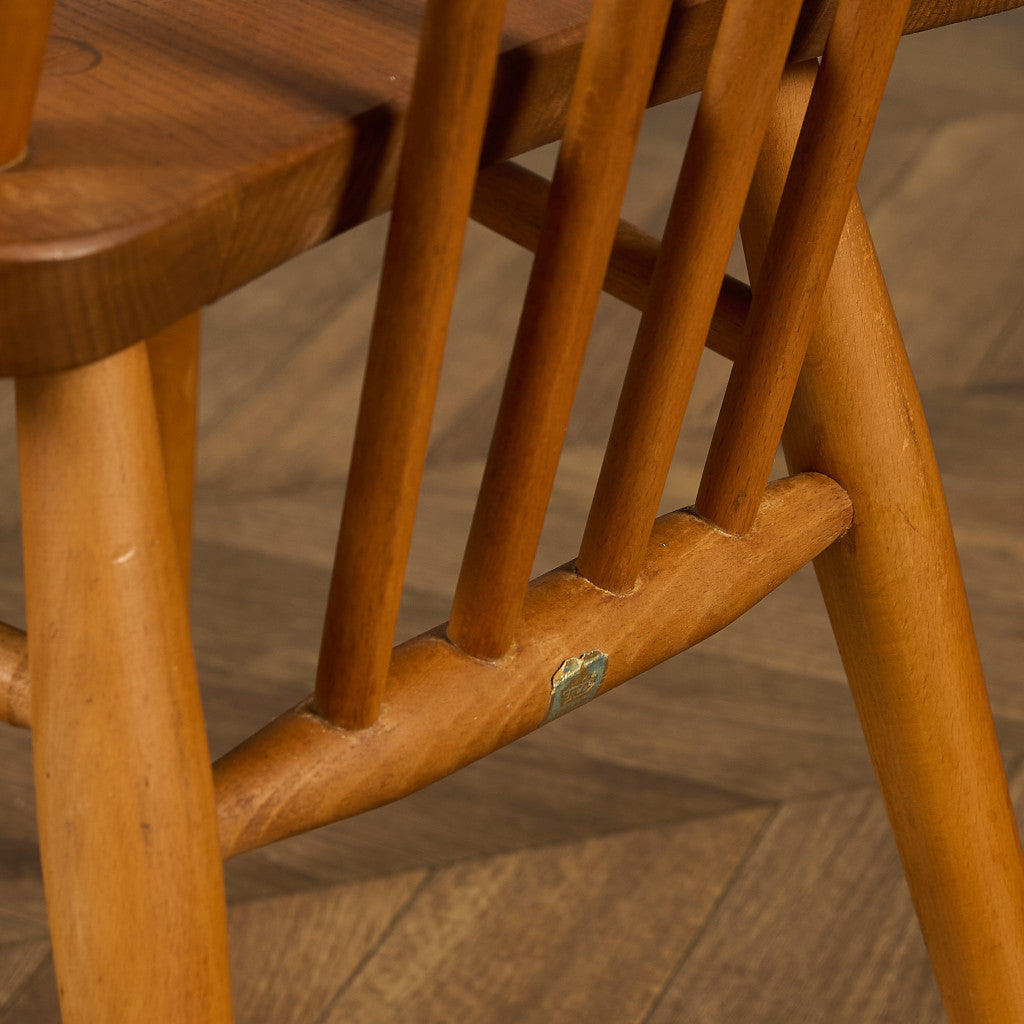 ヴィンテージ スティックバック ハイバックチェア ブルーラベル