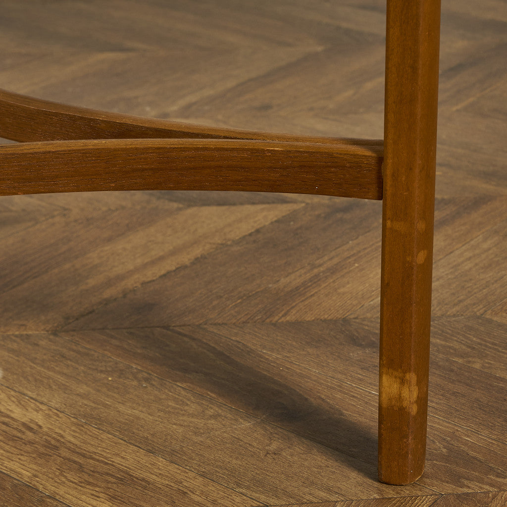 ヴィンテージ トライアングル ガラストップテーブル