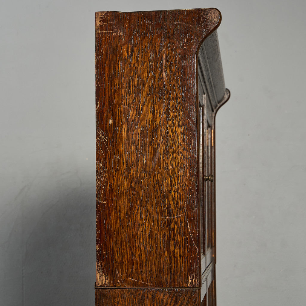 英国 クラシック スタッキング ビューロー ブックケース