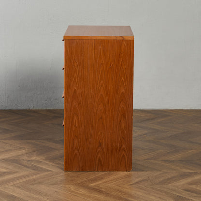 英国 ヴィンテージ 4段 チェスト #90033