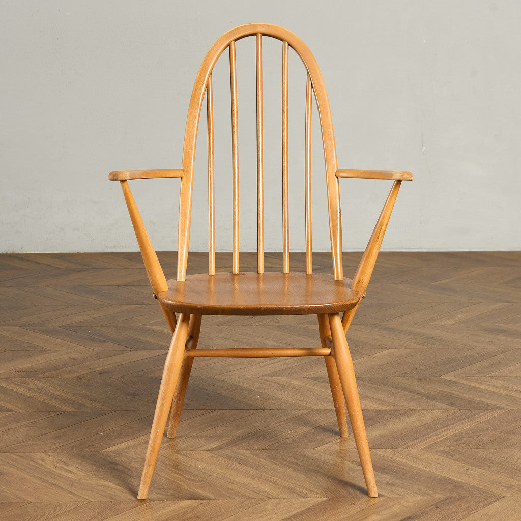 アーコール ERCOL ヴィンテージ クエーカー アームチェア ブルーラベル #94157