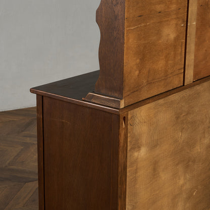 オーク材 ウェルシュドレッサー 食器棚