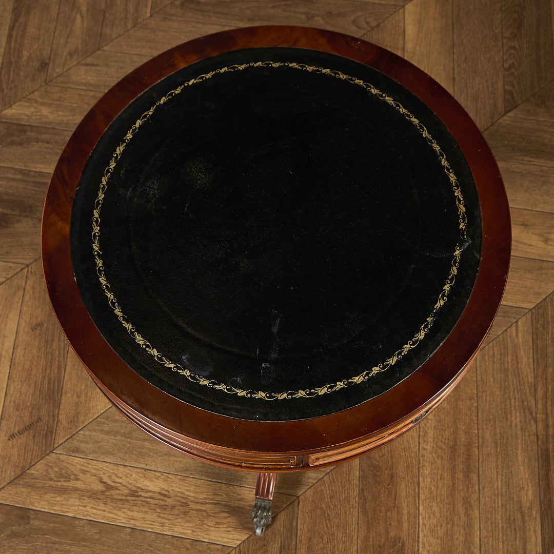 英国 クラシック リージェンシー様式 ドラムテーブル #97362