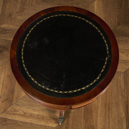 英国 クラシック リージェンシー様式 ドラムテーブル #97362