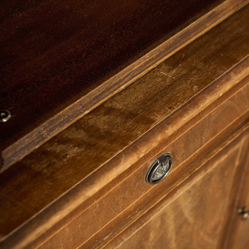 英国 クラシック エドワーディアン 様式 ブックケース カップボード