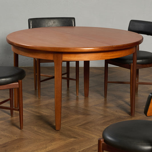 ヴィンテージ エクステンション ラウンドダイニングテーブル
