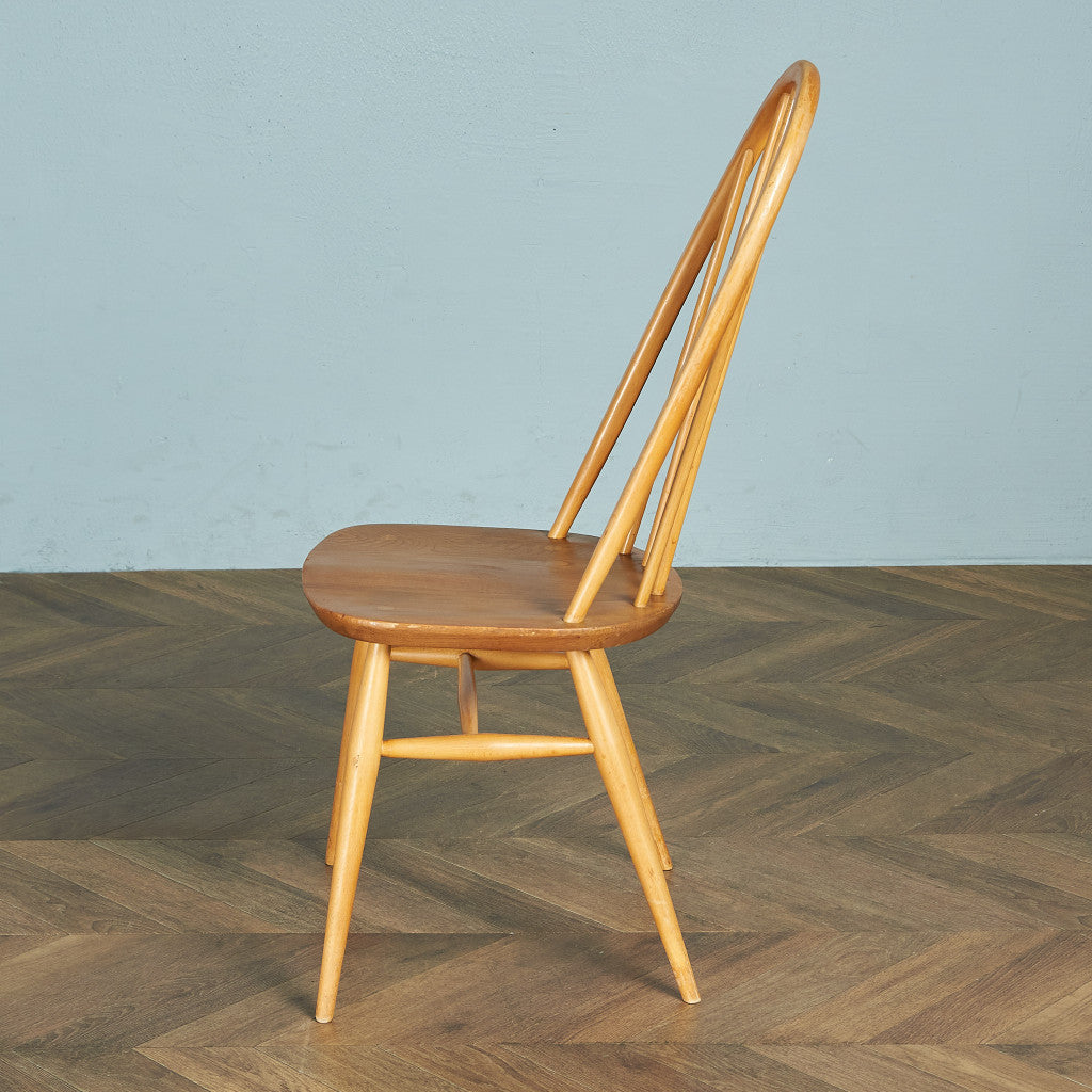 74477][アーコール ERCOL]ヴィンテージ クエーカーチェア / ブルーラベル – camori ヴィンテージ家具・北欧インテリアの通販サイト