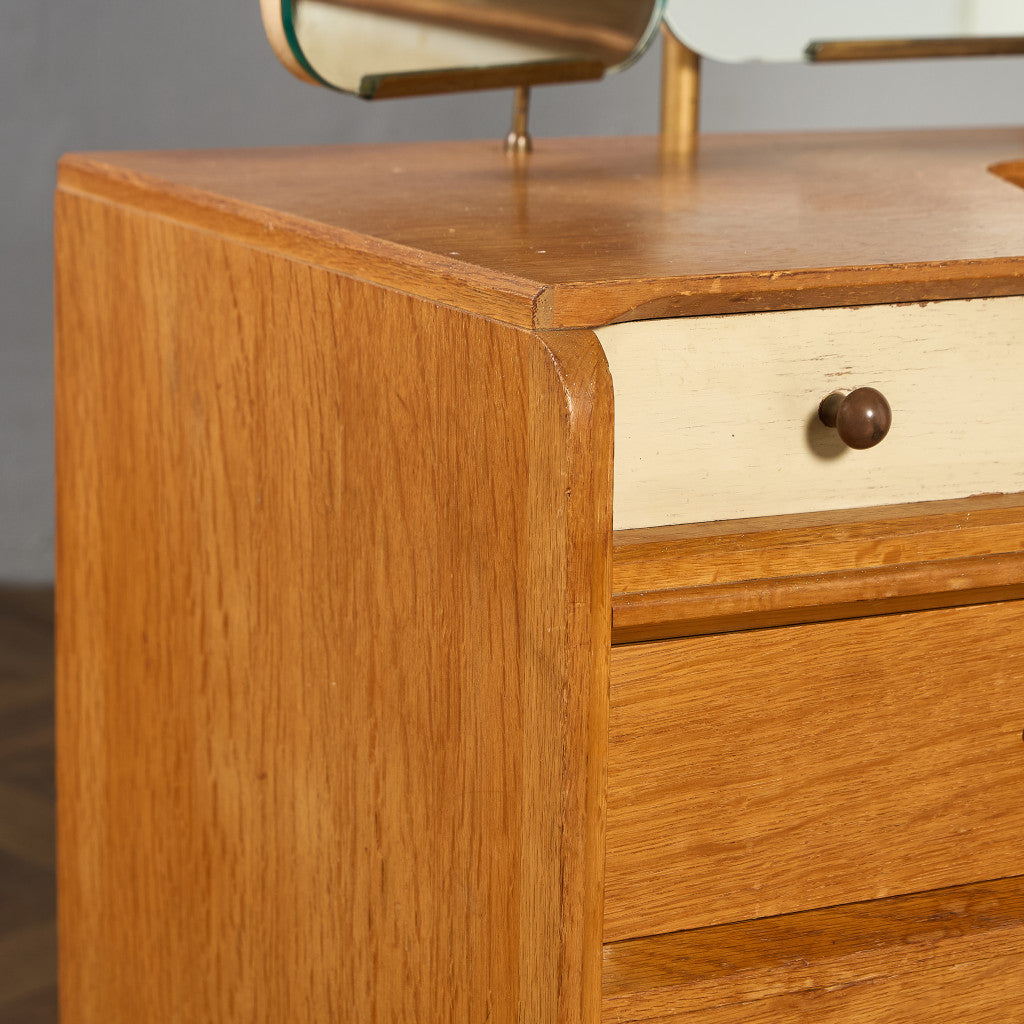 Chinese white ヴィンテージ ドレッシングチェスト ドレッサー 初期ゴールドラベル