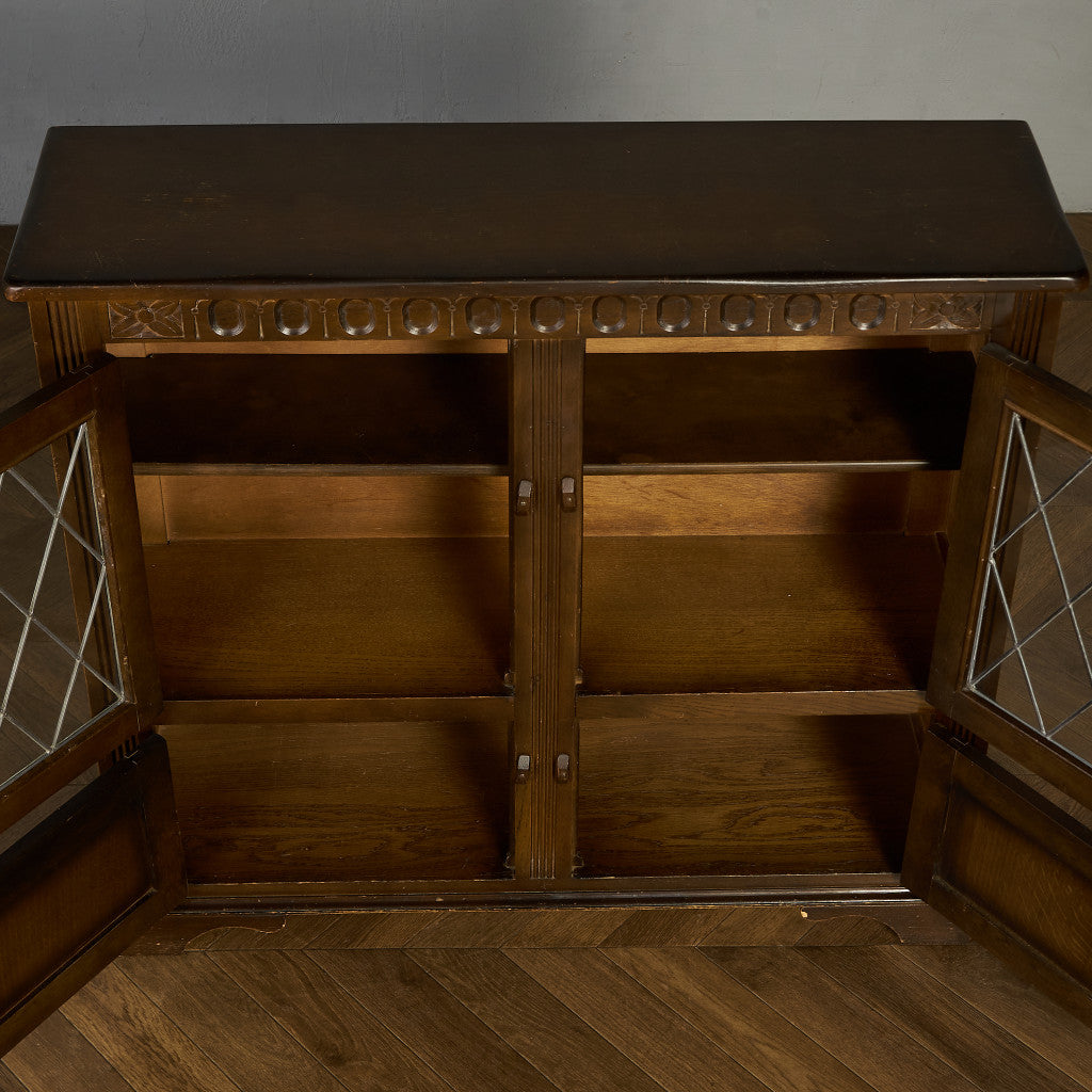 英国 クラシック オーク材 ブックケース #89839