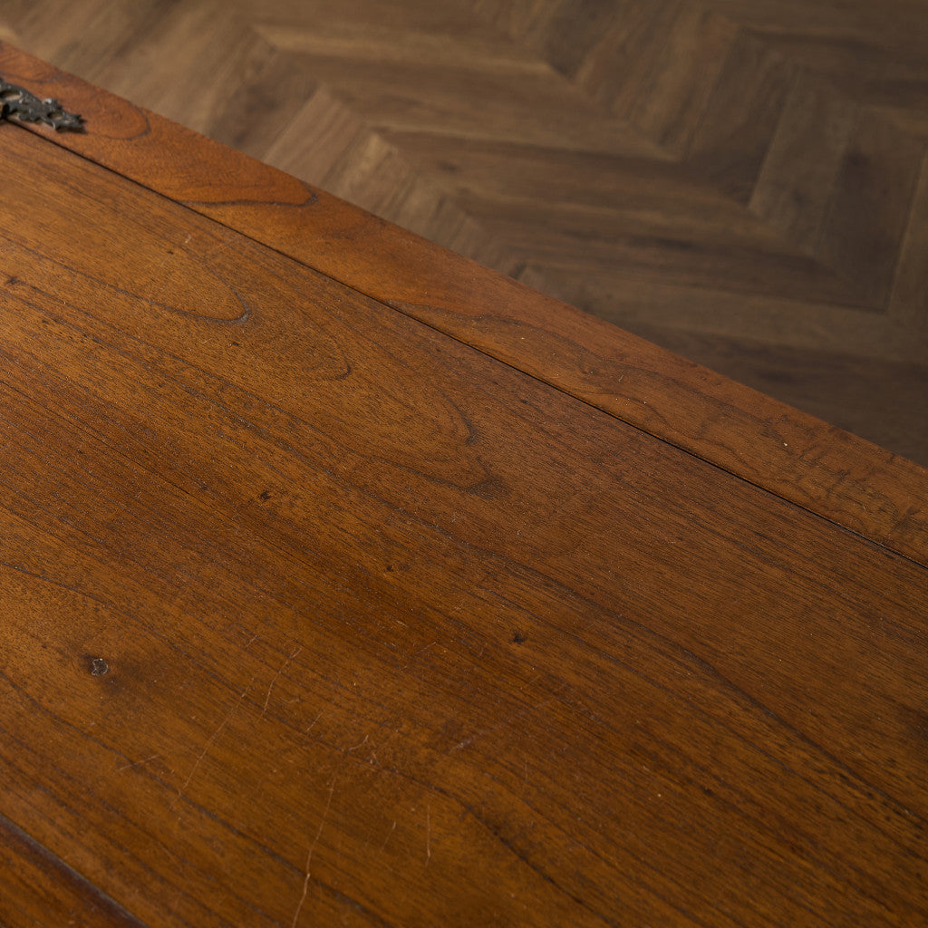 英国 クラシック オーク ブランケットボックス