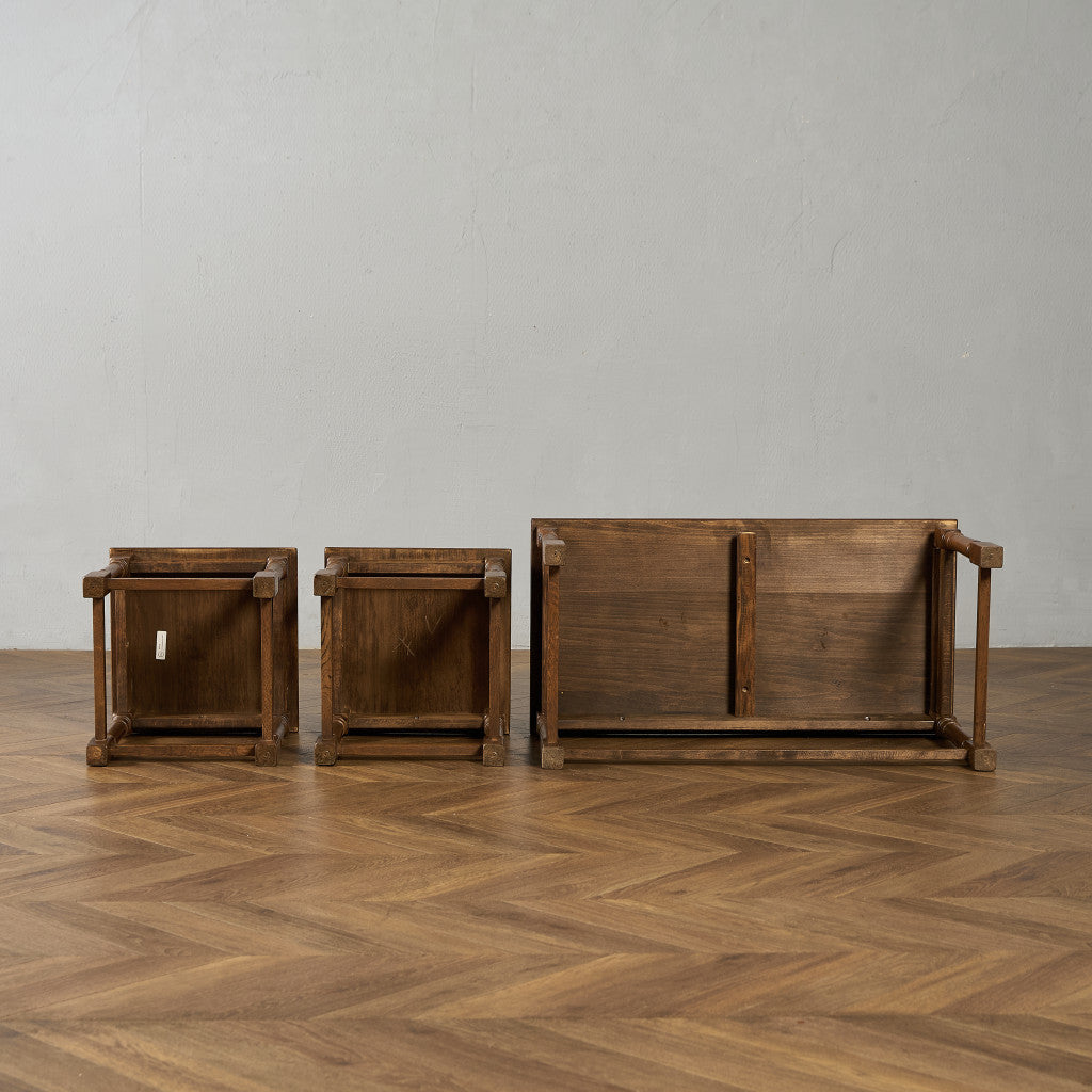 英国 クラシック ネストコーヒーテーブル センターテーブル #95415