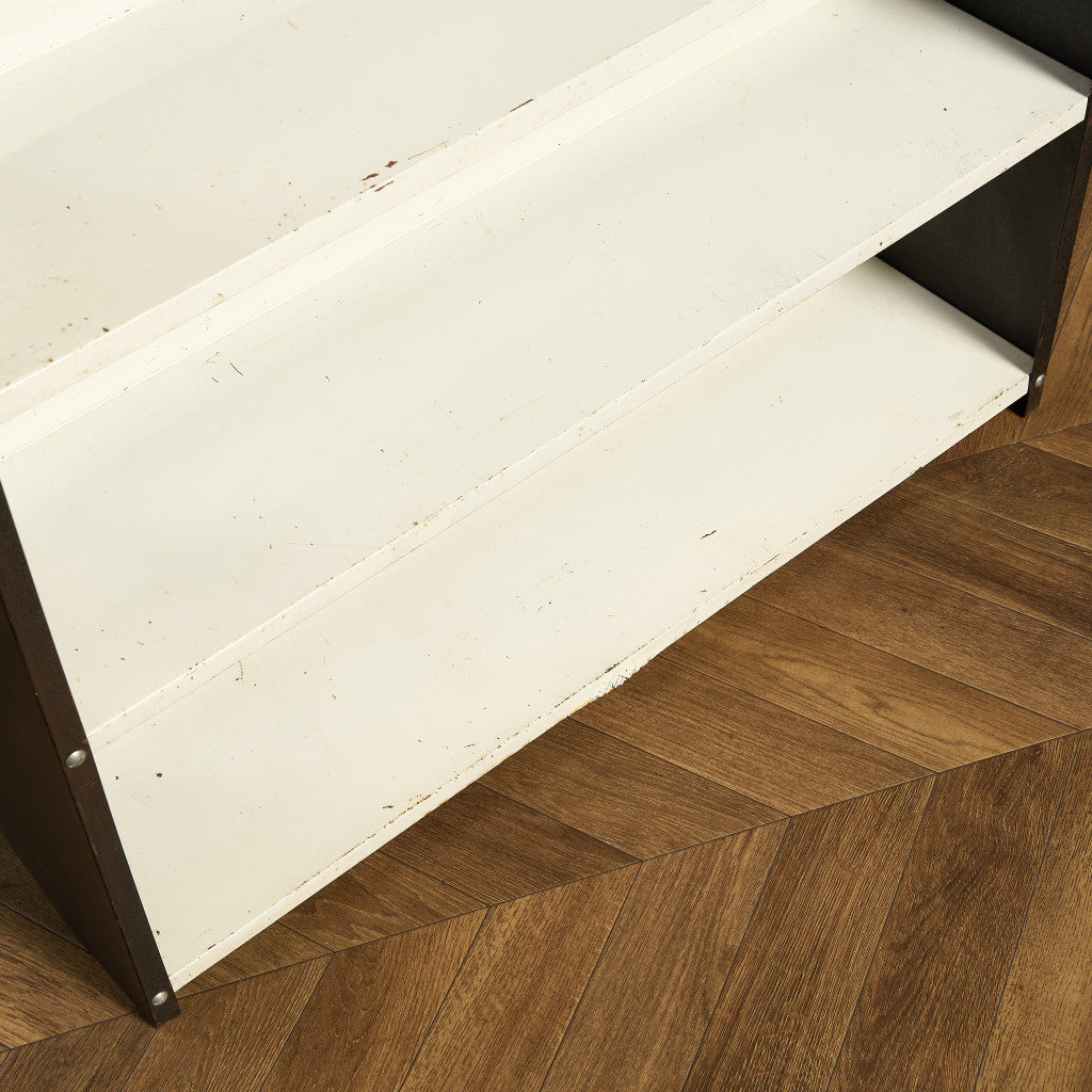 英国製 インダストリアル オープン スチール シェルフ