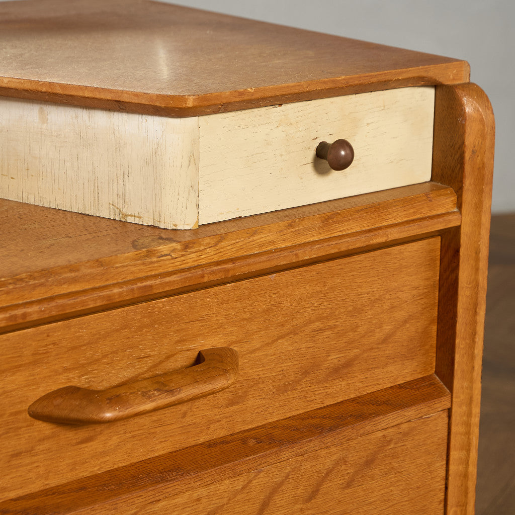 Chinese white ヴィンテージ ドレッシングチェスト ドレッサー 初期ゴールドラベル