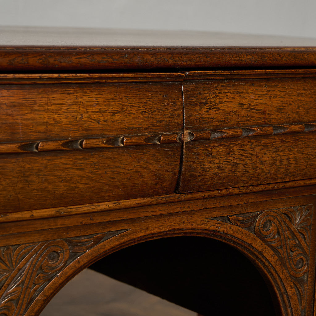 英国 クラシック 両袖 デスク #91799