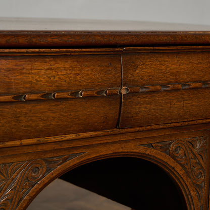 英国 クラシック 両袖 デスク #91799