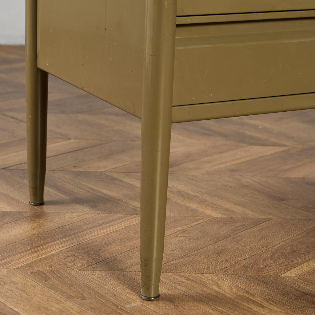 ベルギー ヴィンテージ 片袖 デスク