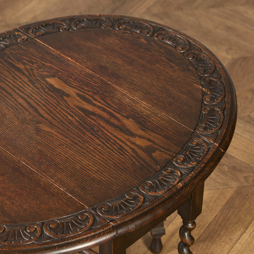 英国 クラシック ドロップリーフ ゲートレッグテーブル