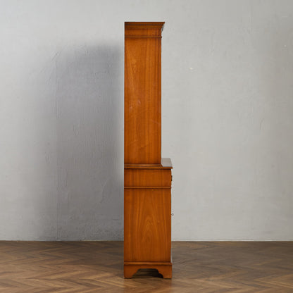 英国 クラシック エドワーディアン ブックケース 食器棚