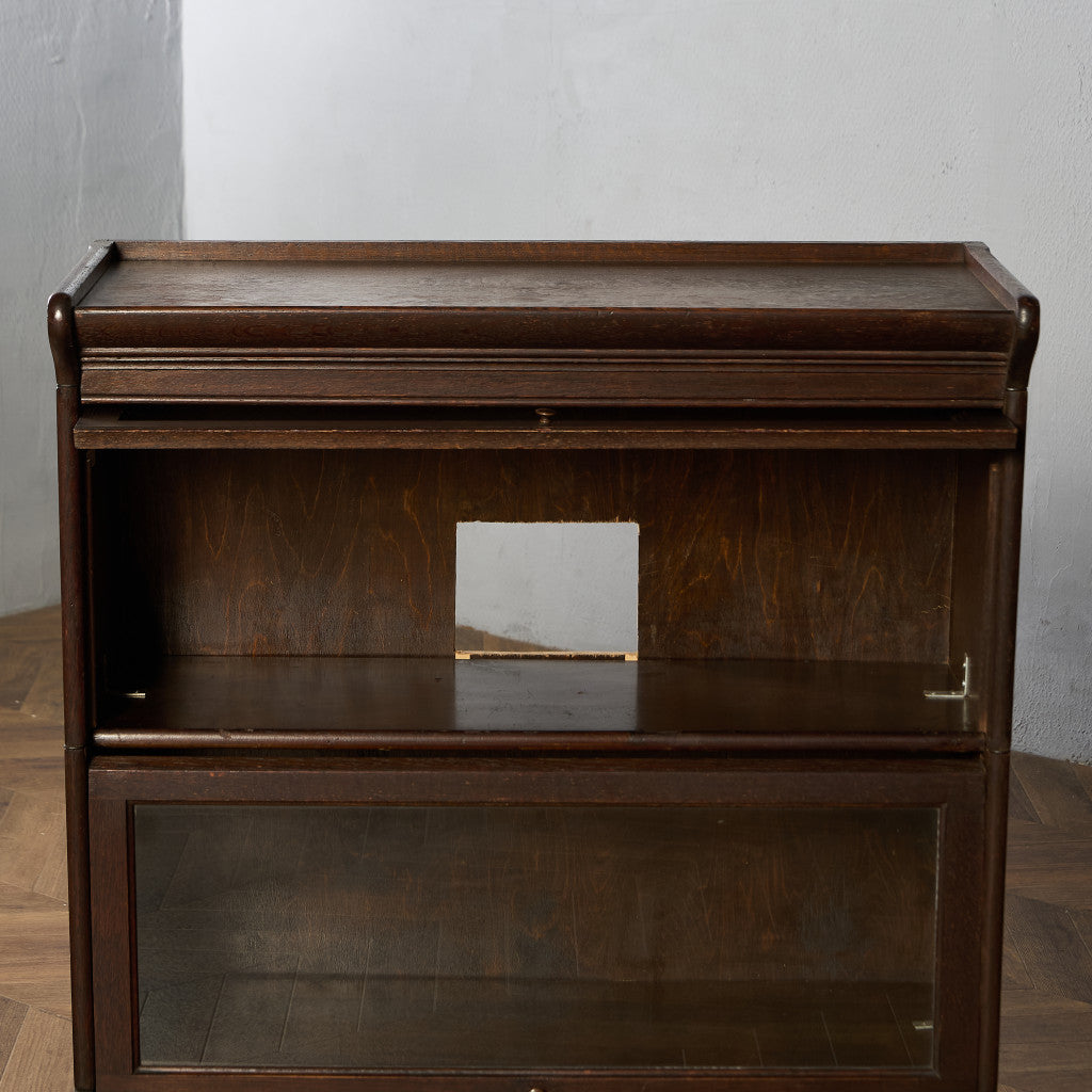 英国 アンティーク スタッキングブックケース 食器棚