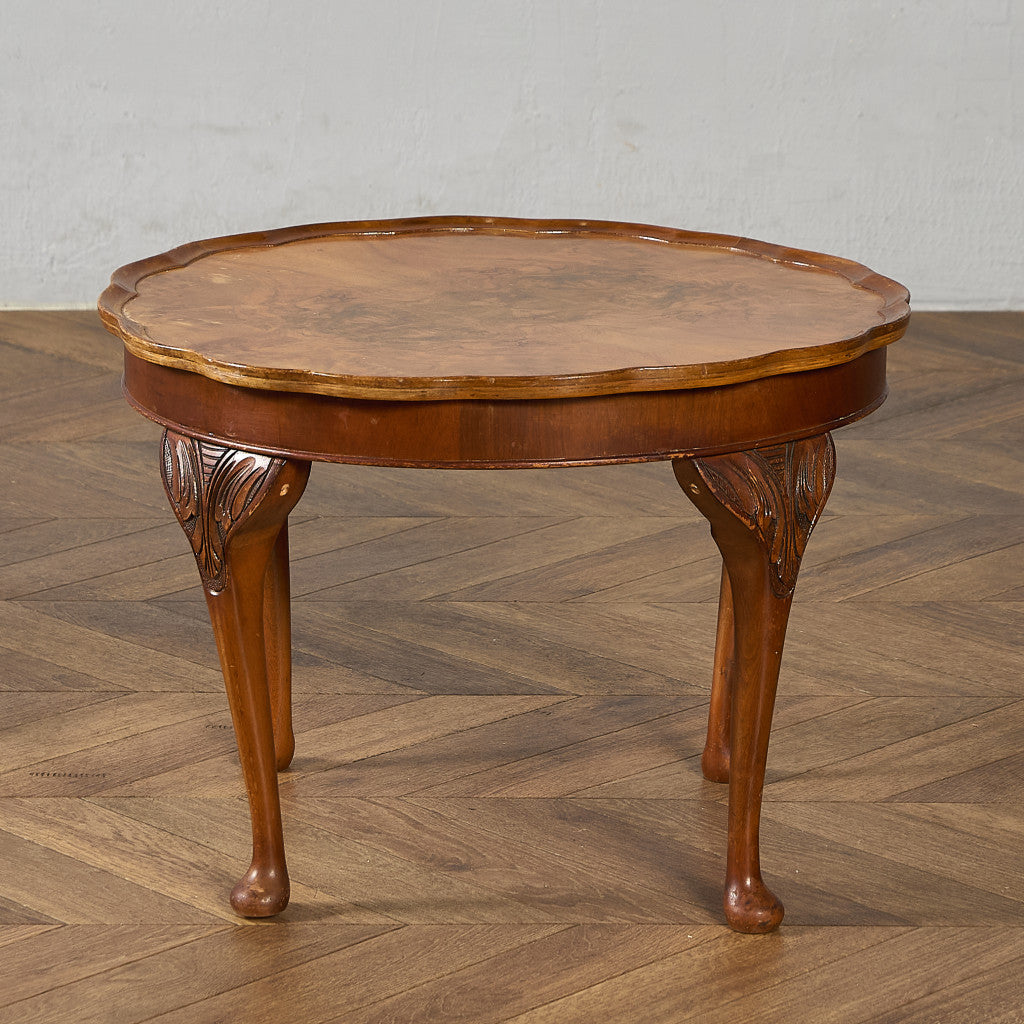 英国 クラシック クイーンアン様式 ラウンド センターテーブル ローテーブル