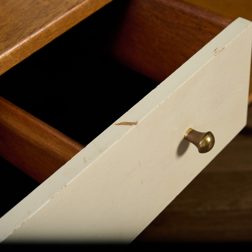 Chinese white ヴィンテージ ドレッシングチェスト 初期ゴールドラベル