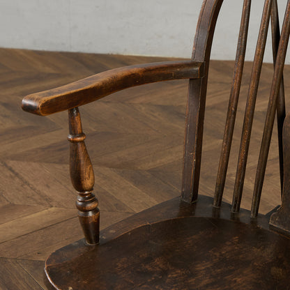 英国 クラシック ホイールバック ウィンザー アームチェア