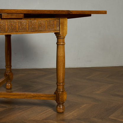 英国 クラシック ドローリーフ ダイニングテーブル