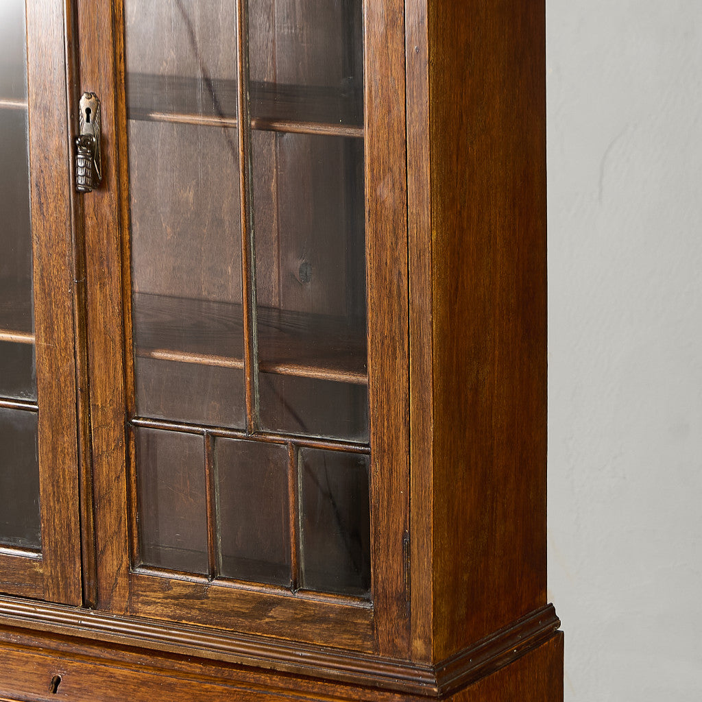 英国 クラシック ビューロー ブックケース デスク