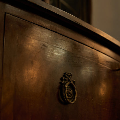 英国 アンティーク ビューロー ブックケース