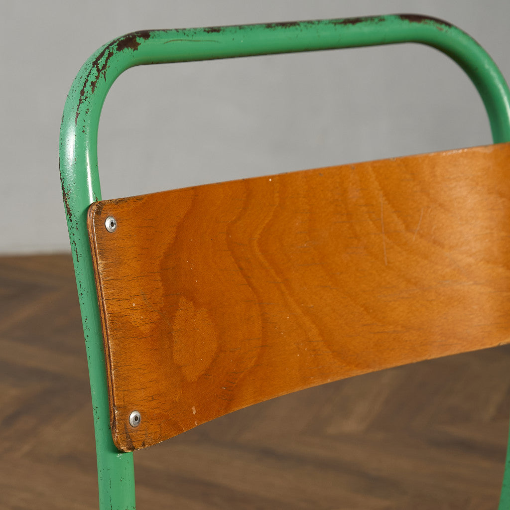 ヴィンテージ スタッキング スクールチェア