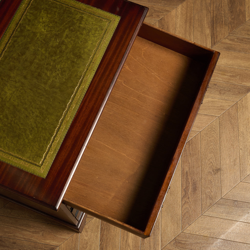 英国 クラシック 両袖 スモール デスク