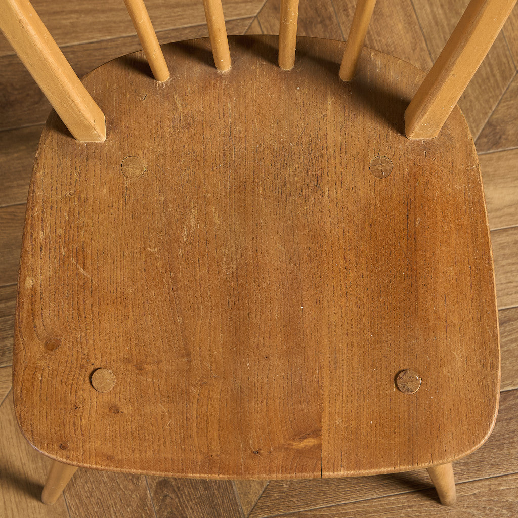 アーコール ERCOL 4本 スポーク フープバックチェア ラウンドゴールドラベル #97224